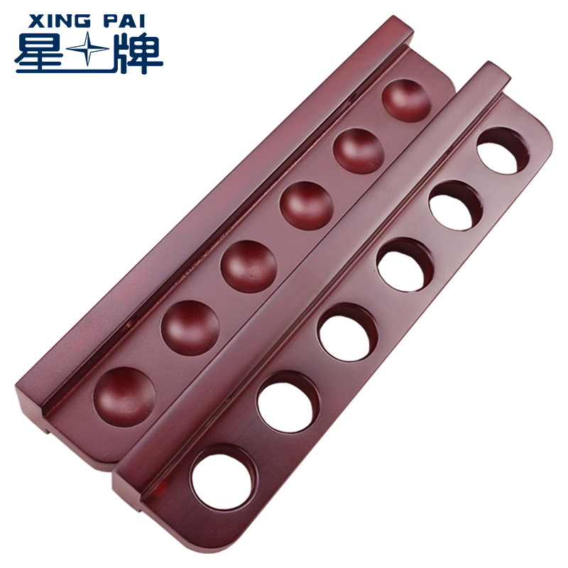 星牌挂壁式球杆架